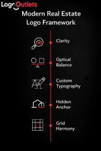 modern real estate logo ideas