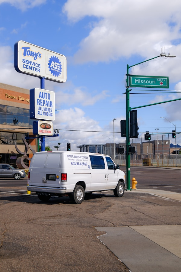Auto repair shop branding