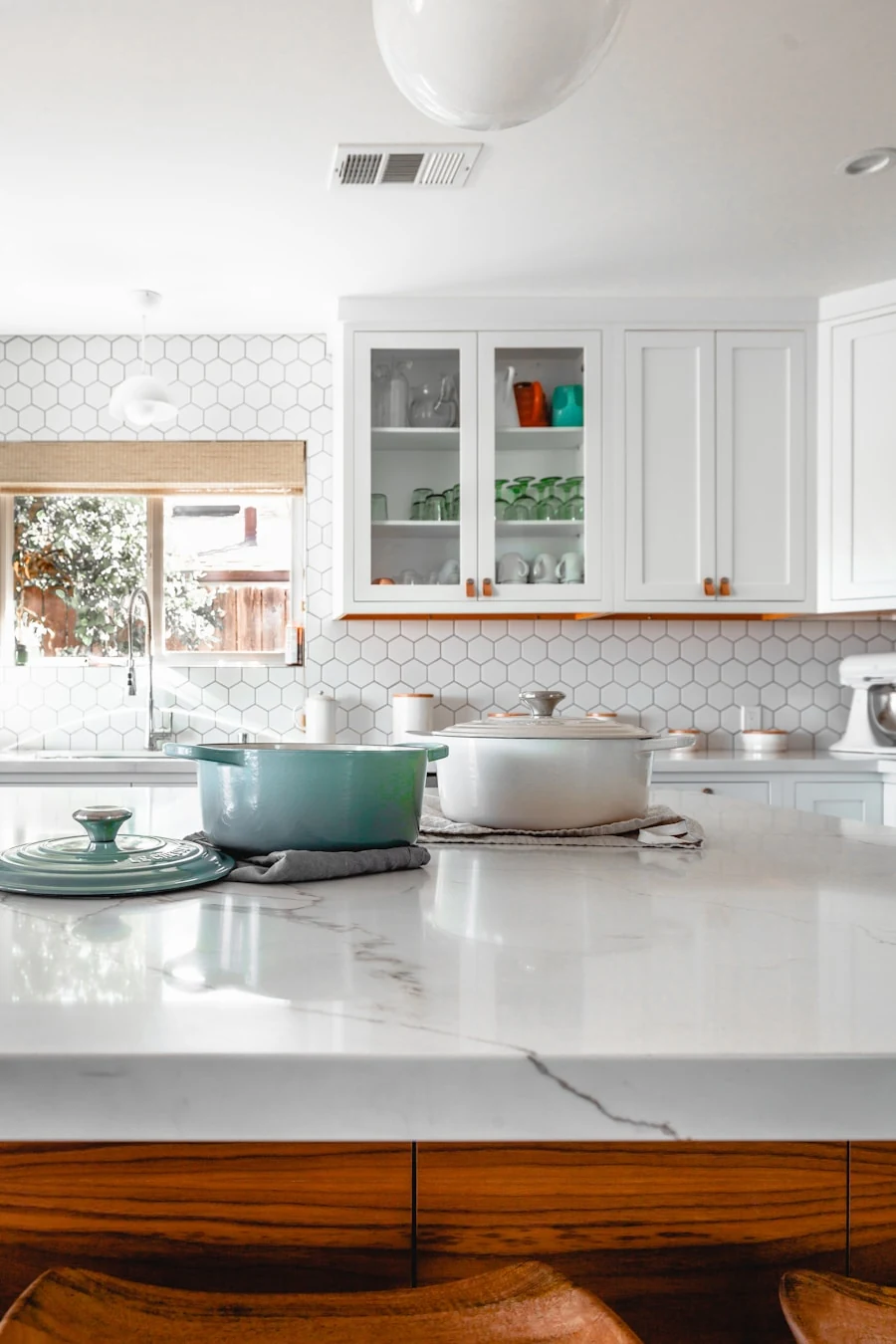 Kitchen cabinetry and built-in storage for cabinet maker branding